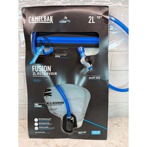 Camelbak Fusion 2L Reservoir 70oz Hydration Bladder TRU Zip Waterproof Blue New